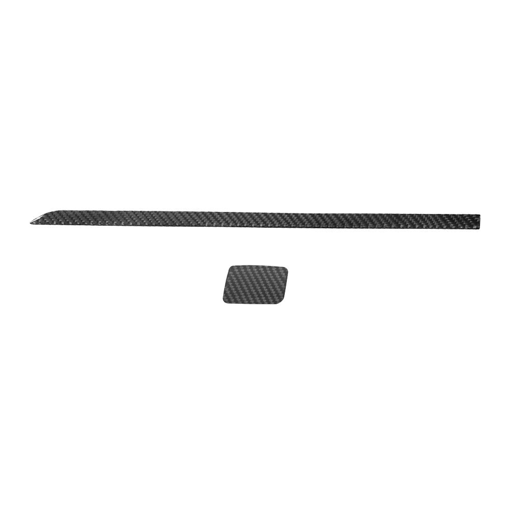 Carbon Fiber Interior Rear Door Handle Trim Panel For Explorer 2011-2014 v