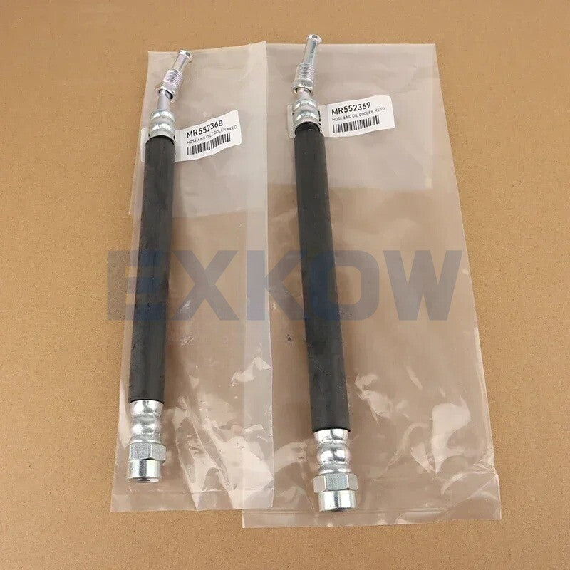2X Engine Oil Cooler Feed & Return Hose for Mitsubishi L200 for Challenger 4D56 2.5D Q