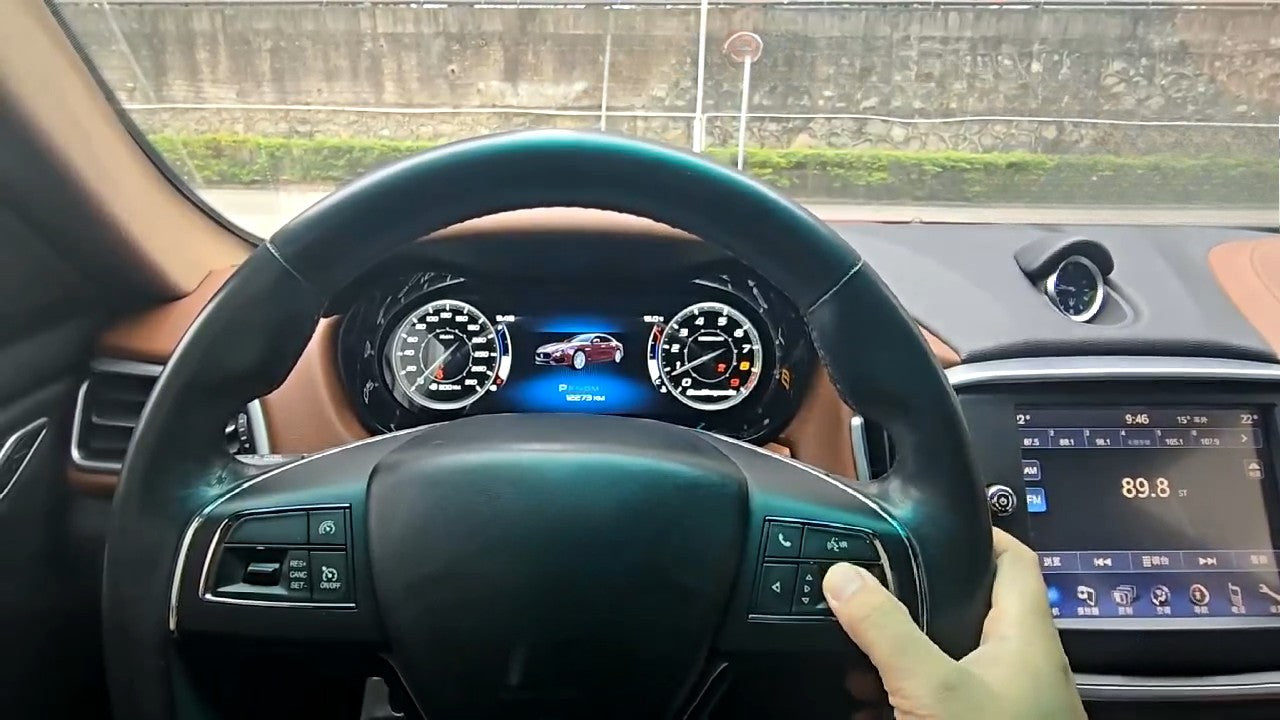 Digital LCD Cluster Speedometer Instrument Upgrage for Maserati for Ghibli 2014-2019 Q