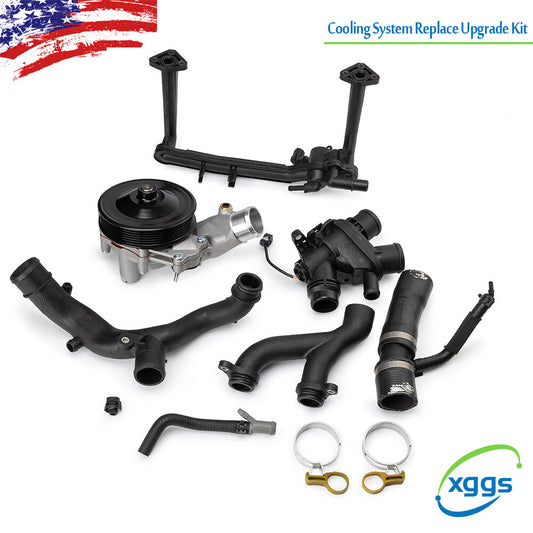 1-piece for Jaguar for Land Rover Cooling System Replacement and Upgrade Kit for 3.0 V6 Engines (10-21) Q