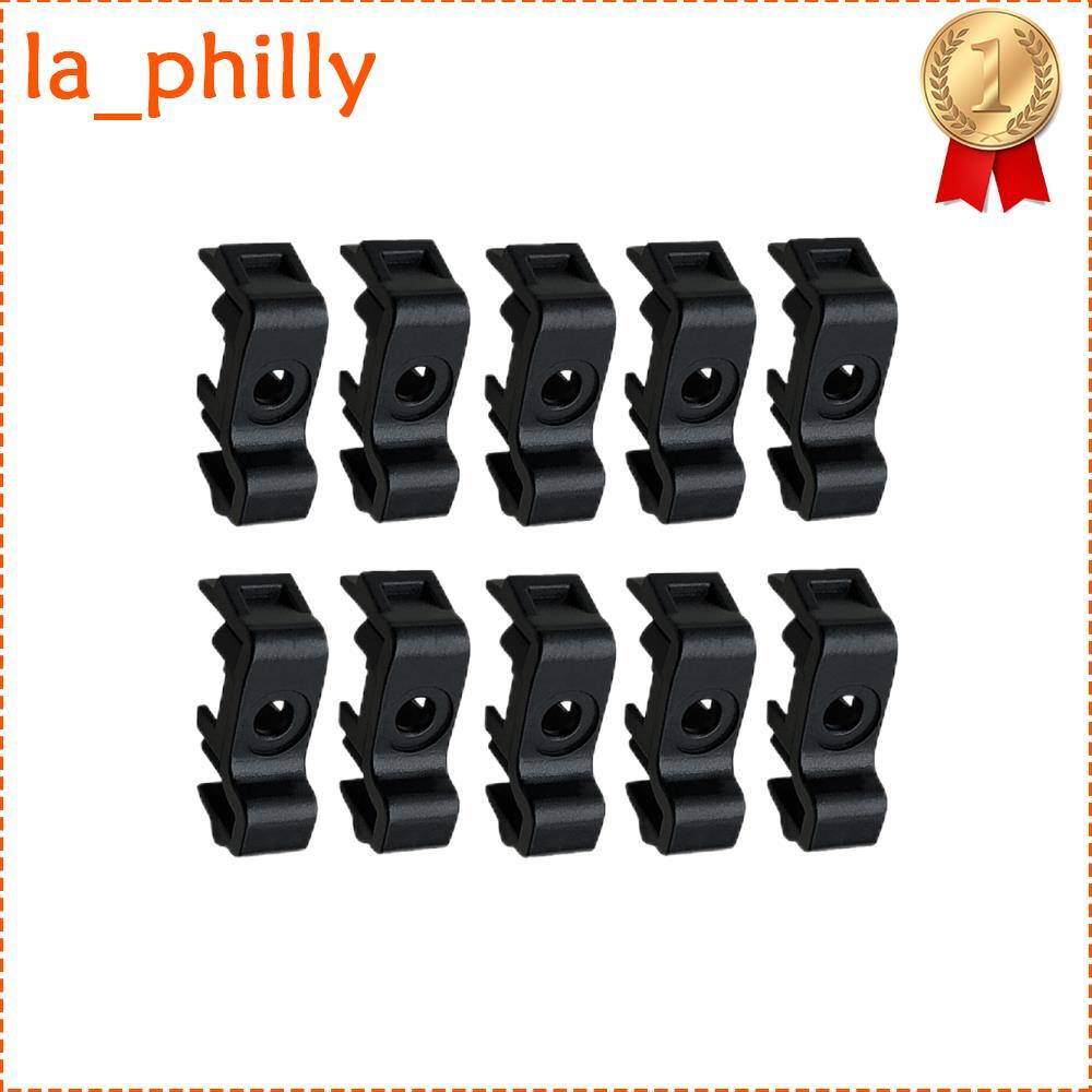 10x For 2017-20 for Honda for CR-V Front Left Right Headlamp Molding Clips Black Nylon
