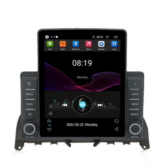 9.5 Stereo Radio GPS Navi Head Unit WIFI for Mercedes C Class W204 S204 2007-10
