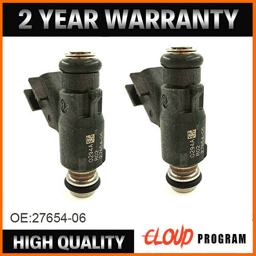 Set of 2-NEW Genuine OEM Fuel Injectors for Harley Davidson Motorcycle 25 Degree