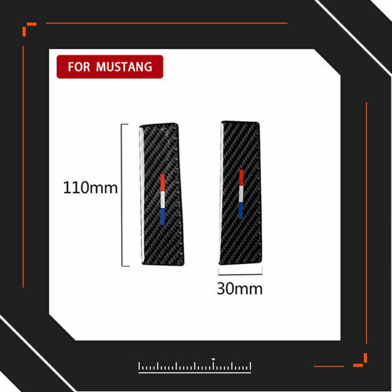 Carbon fiber interior GPS screen trim for 2015-2017 for Mustang . n