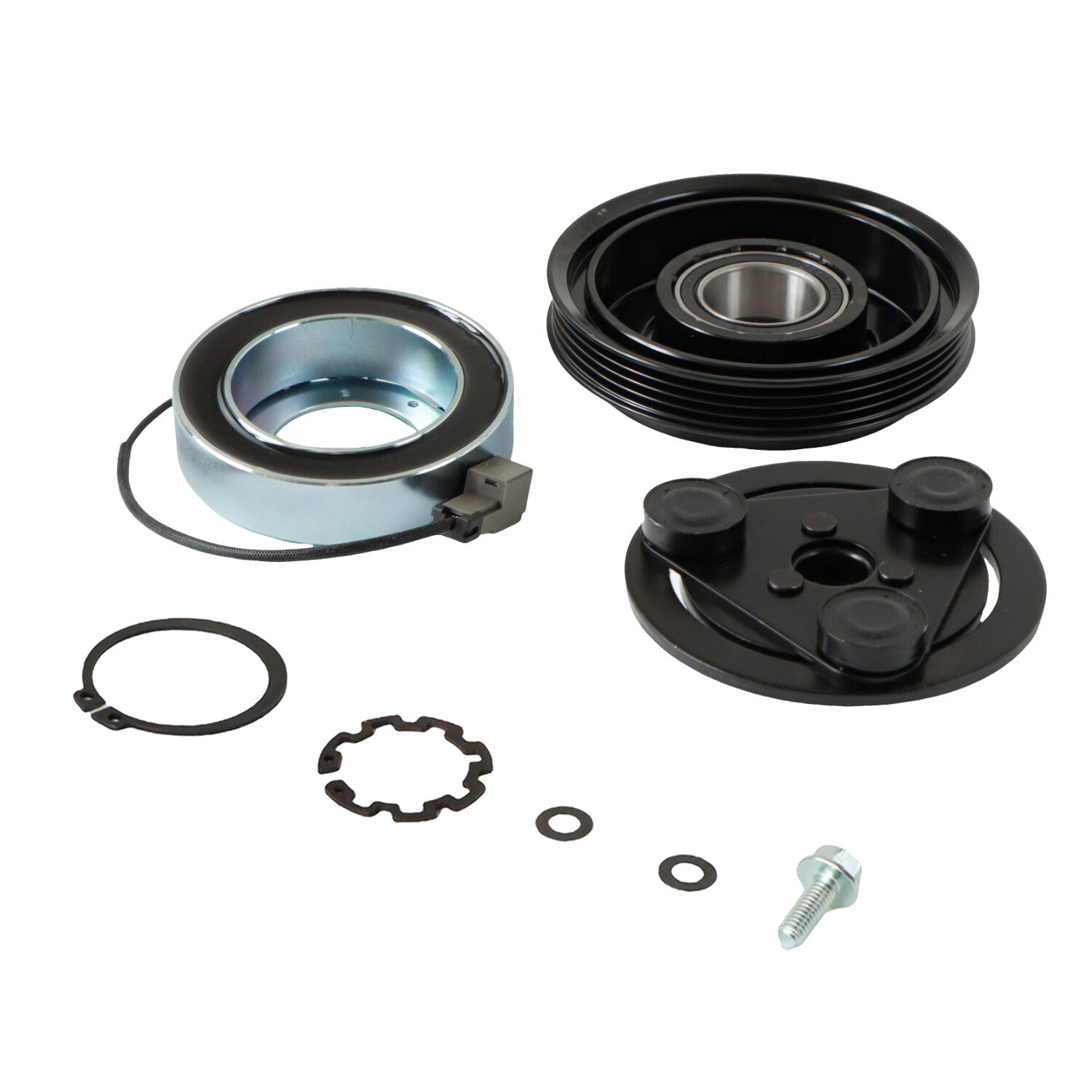 A/C Compressor Clutch Kit For 2002-07 for Subaru Impreza WRX RS TS Outback 2.0L 2.5L