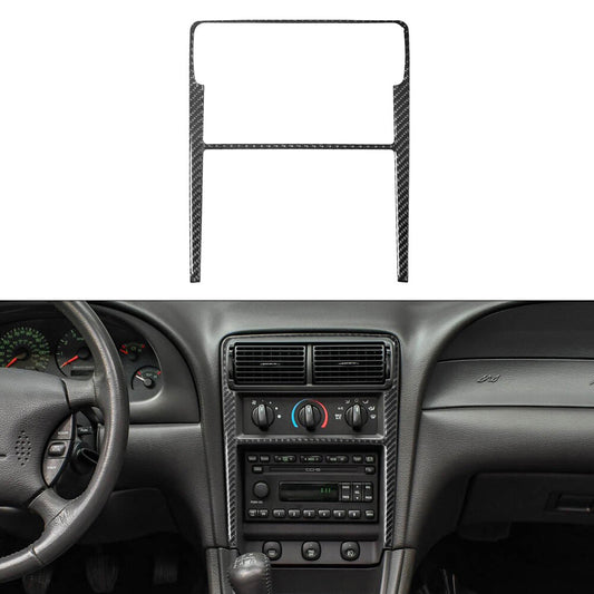 Carbon Fiber Interior Gear Shift Panel Cover Trim For Escape 2013-2016 v
