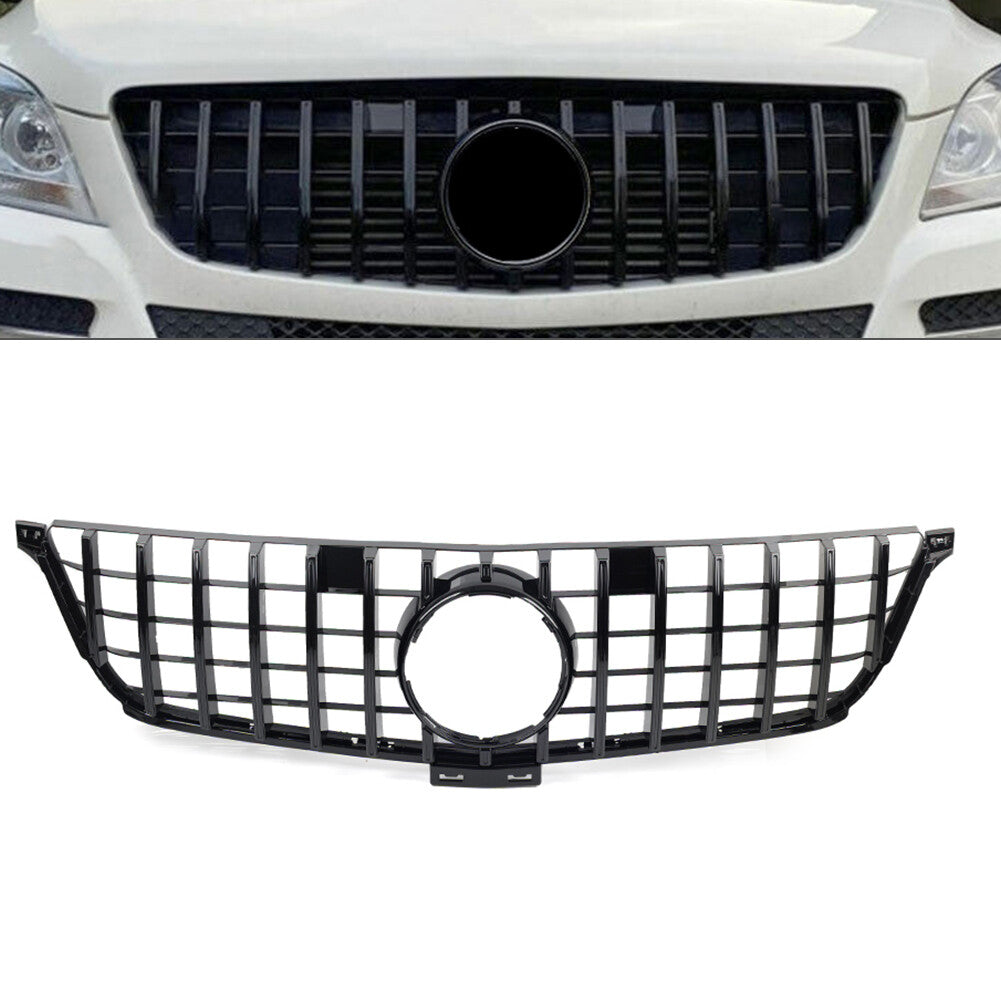 GTR Style Front Bumper Radiator Hood Grille for Benz ML Class W166 2012-2015