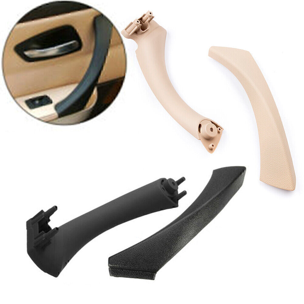 2x Left Side Inner+Outer Door Panel Handle Pull Trim Cover Set for BMW E90 328i
