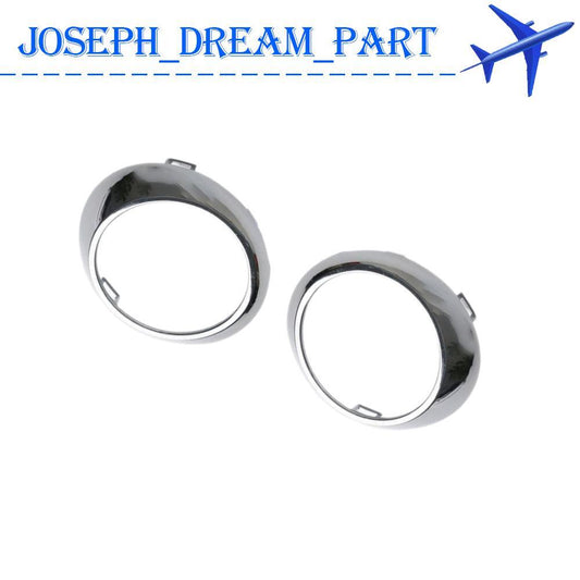 2x Chrome Bumper Fog Light Bezel Ring Cover for Mercedes W251 R320 R350 L+R Q