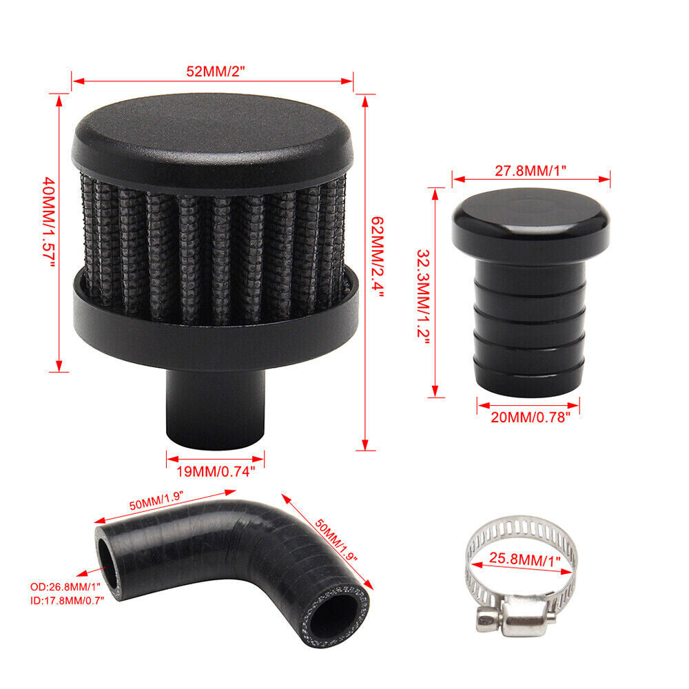 CCV Crank Case Vent Kit For 2008-2018 for Dodge for RAM 2500 3500 Diesel 6.7L