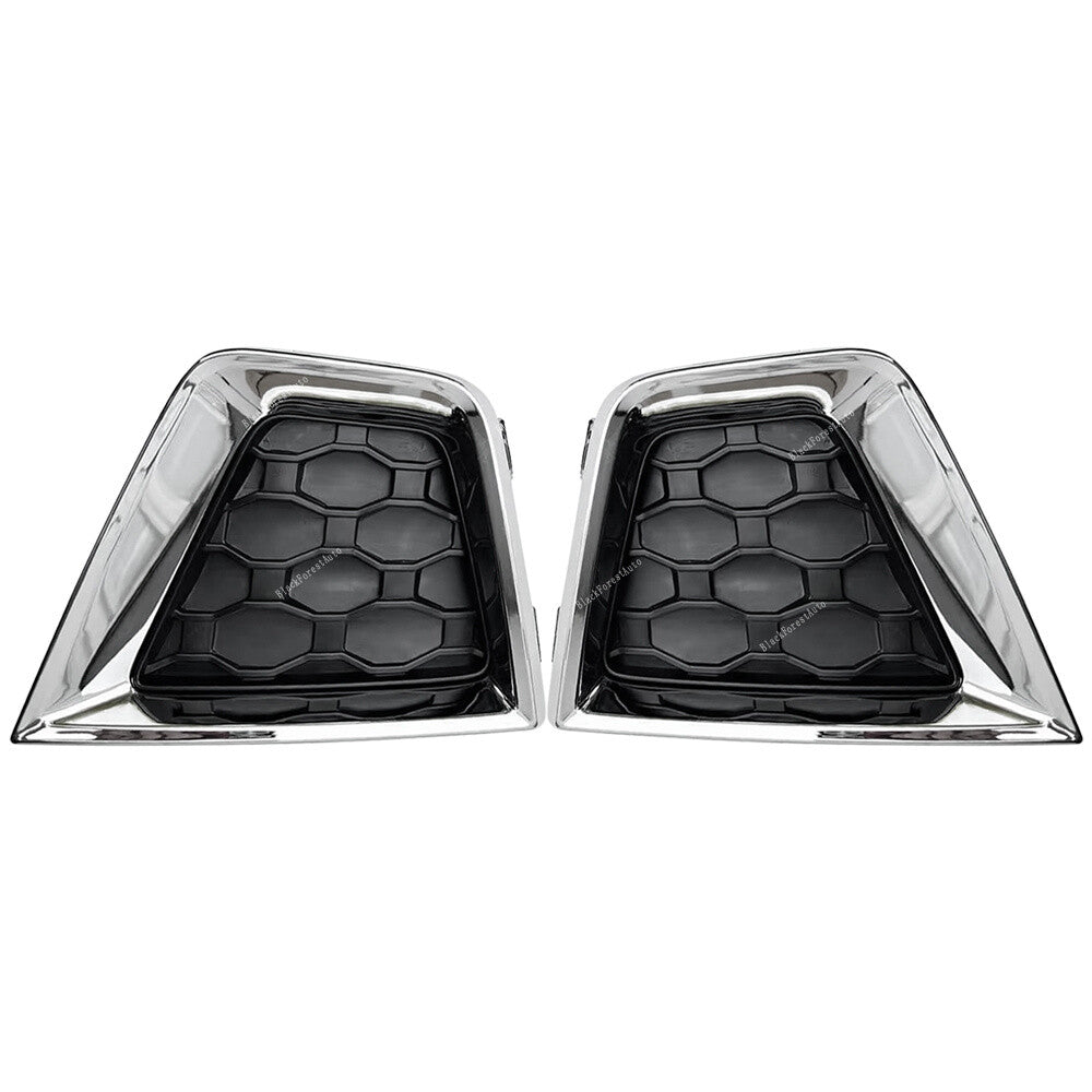 2pcs Chrome Right + Left Side Fog Lamp Cover Fits 2019-22 for Jeep Renegade