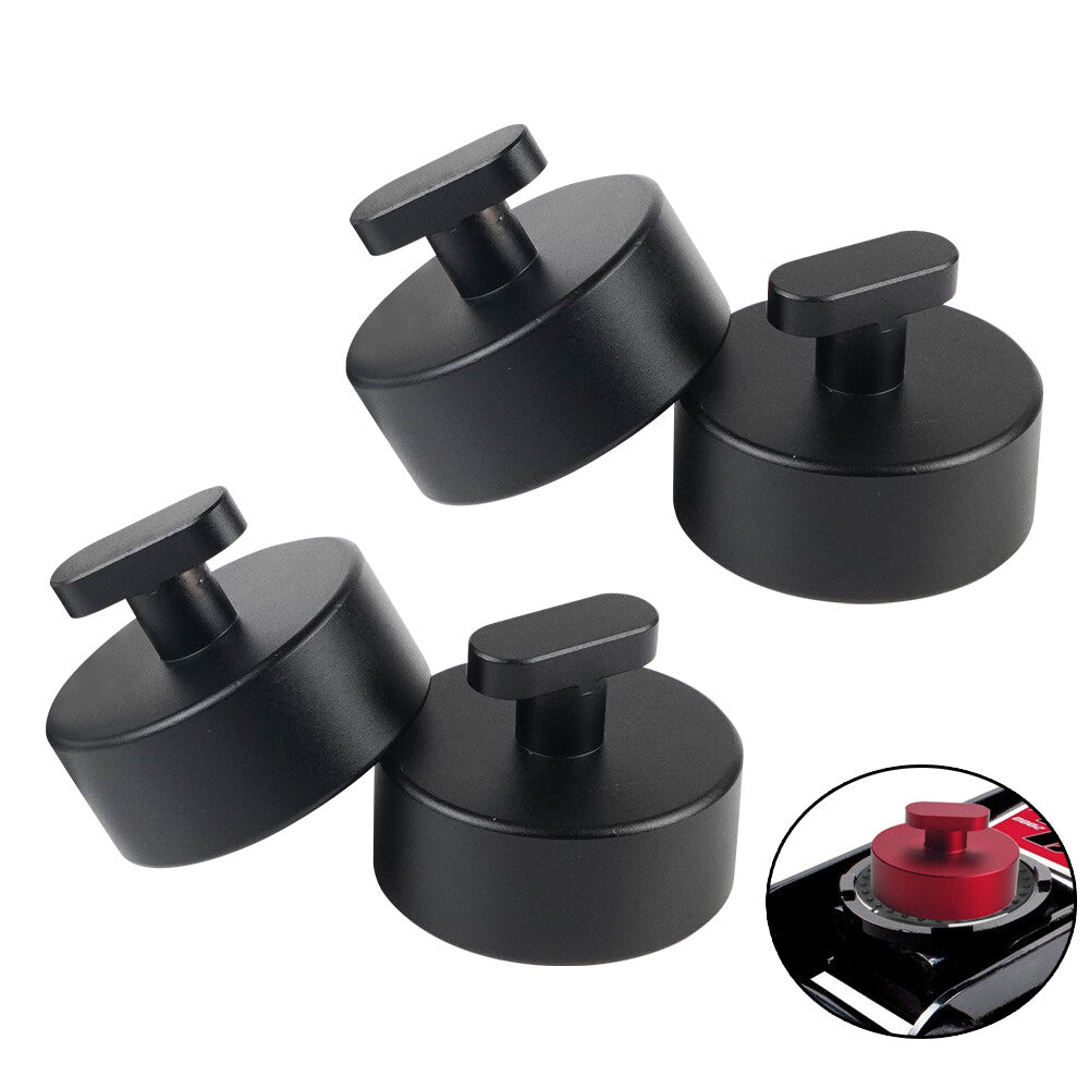 4Pcs Jack Pad Jack Lift Pad for Chevrolet for Corvette 2014+ C7 Z51 Z06 Aluminum Black
