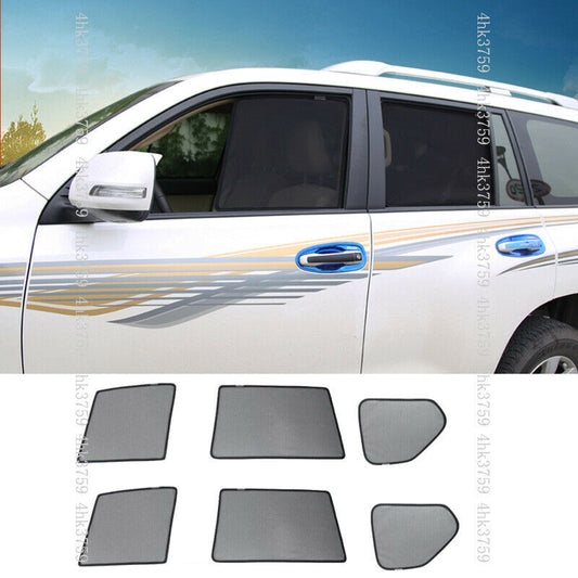 Car Window Sun Shade Shield Blind Mesh UV Protection for Toyota Prado 2010-2021