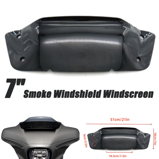 7-inch smoke-proof windshield suitable for Harley CVO Street Glide FLHXSE 2023 2024+- n