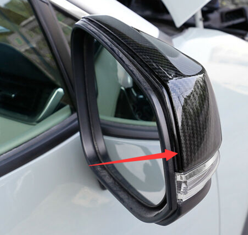 for Toyota Highlander 2020-22 Carbon Fiber Side Door Rearview Mirror Cover Trim
