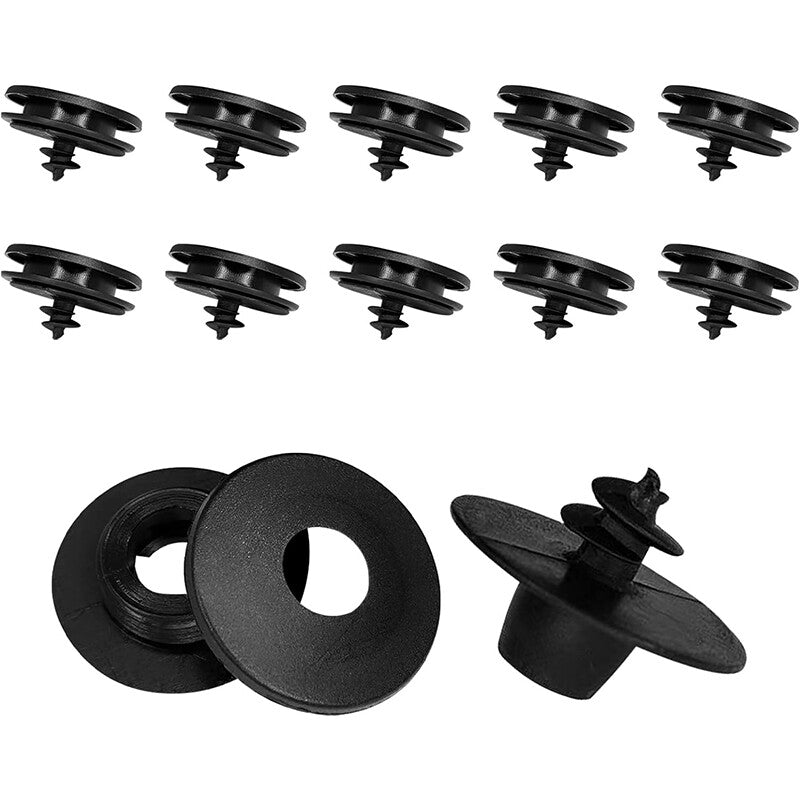 10Pcs Car Floor Mat Clips Carpet Fixation Clamps Retainers Foot Rest Lock Clips