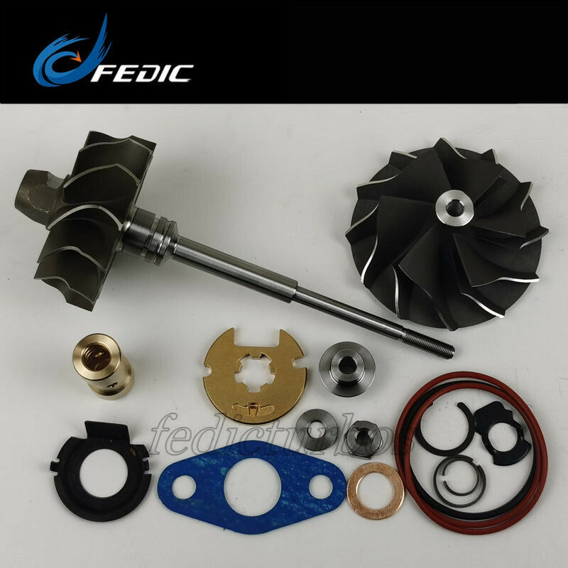 Turbo shaft and wheel + repair kit K0422-582 for Mazda 3 6 CX-7 2.3L 260 HP DISI