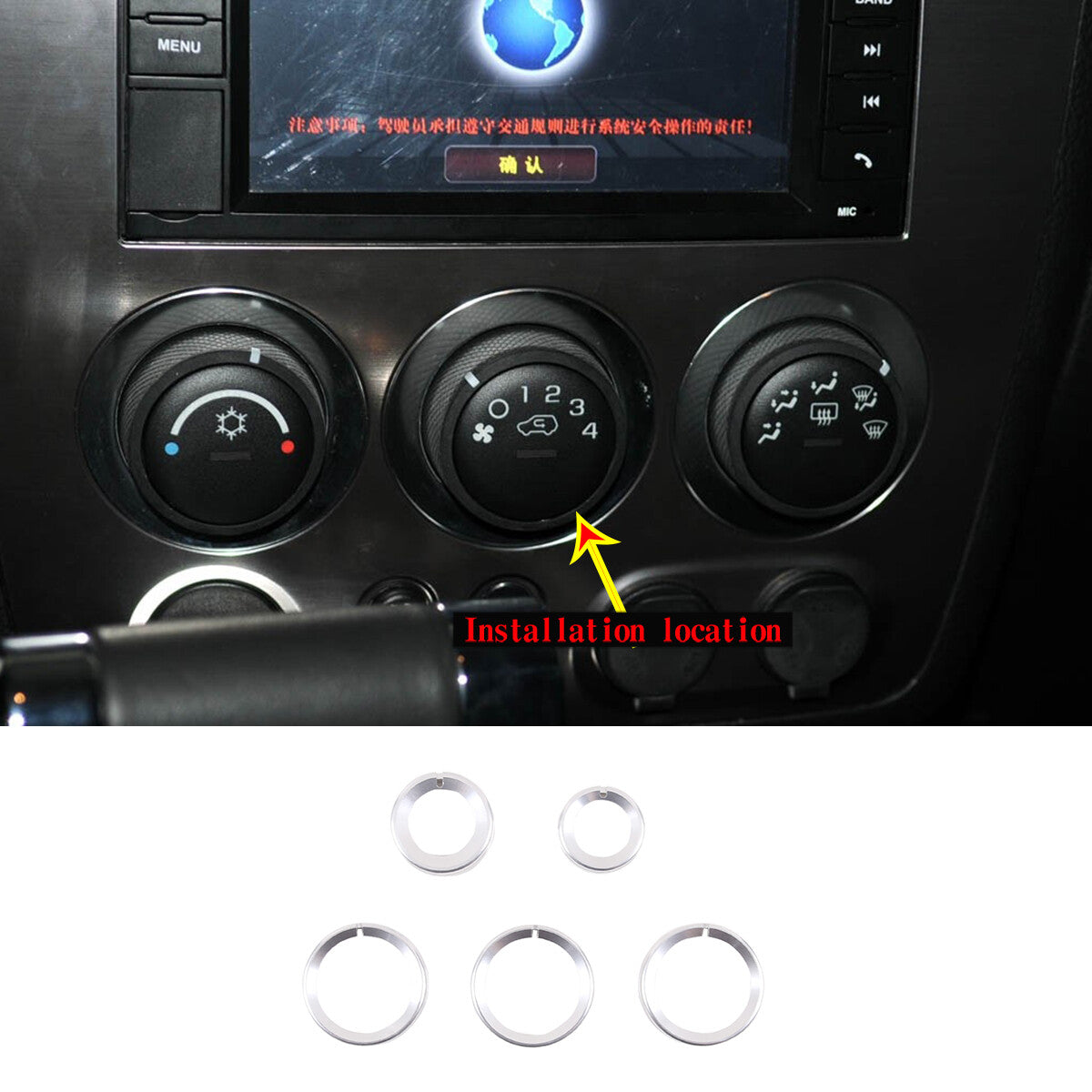 ABS Sport Red Side Vent Vent Cover Trim for 86/for Subaru BRZ 2022- v