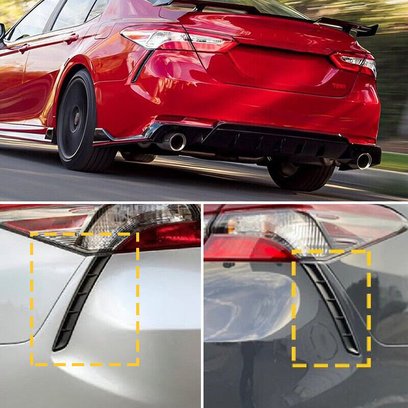 2pcs Rear Bumper Side Extension Trim Fit for Toyota for Camry SE XSE 2018 2019 2020