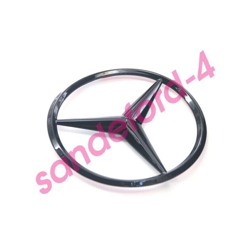 NEW GLOSS BLACK C63 C300 AMG Trunk Star Emblem Rear Logo Badge FOR C250 W204
