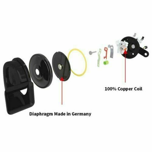 for JEEP GRAND CHEROKEE COMPASS for WRANGLER RENEGADE 12v Premium Electric Horns 2PC