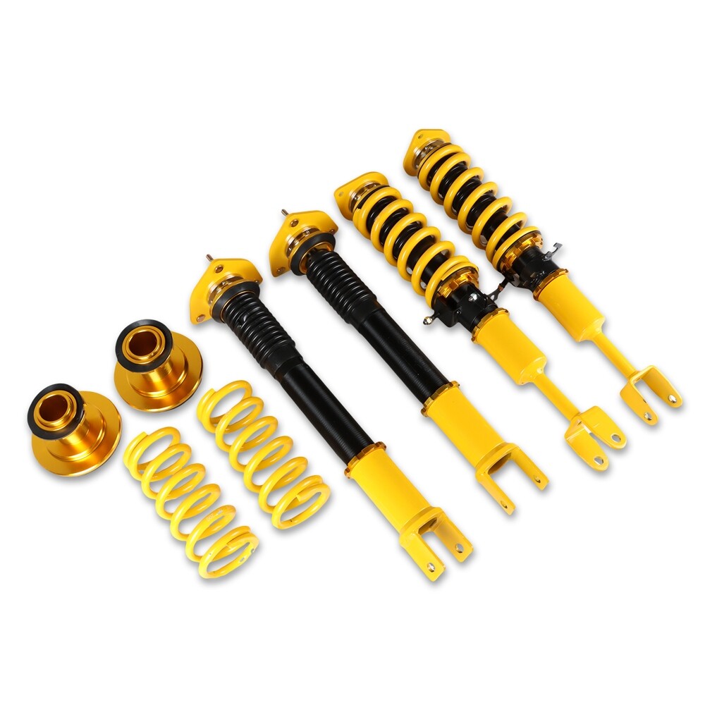 4pcs Coilover Adj. Height Struts Suspension Springs for Nissan 350Z / G35 03-08
