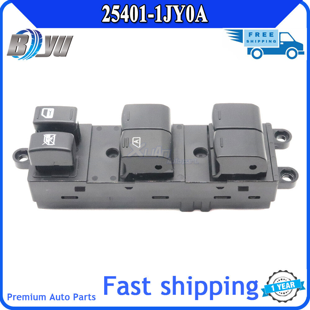25401-1JY0A is suitable for the main control switch of the power window in Tiida C11Z C11 SC11. v