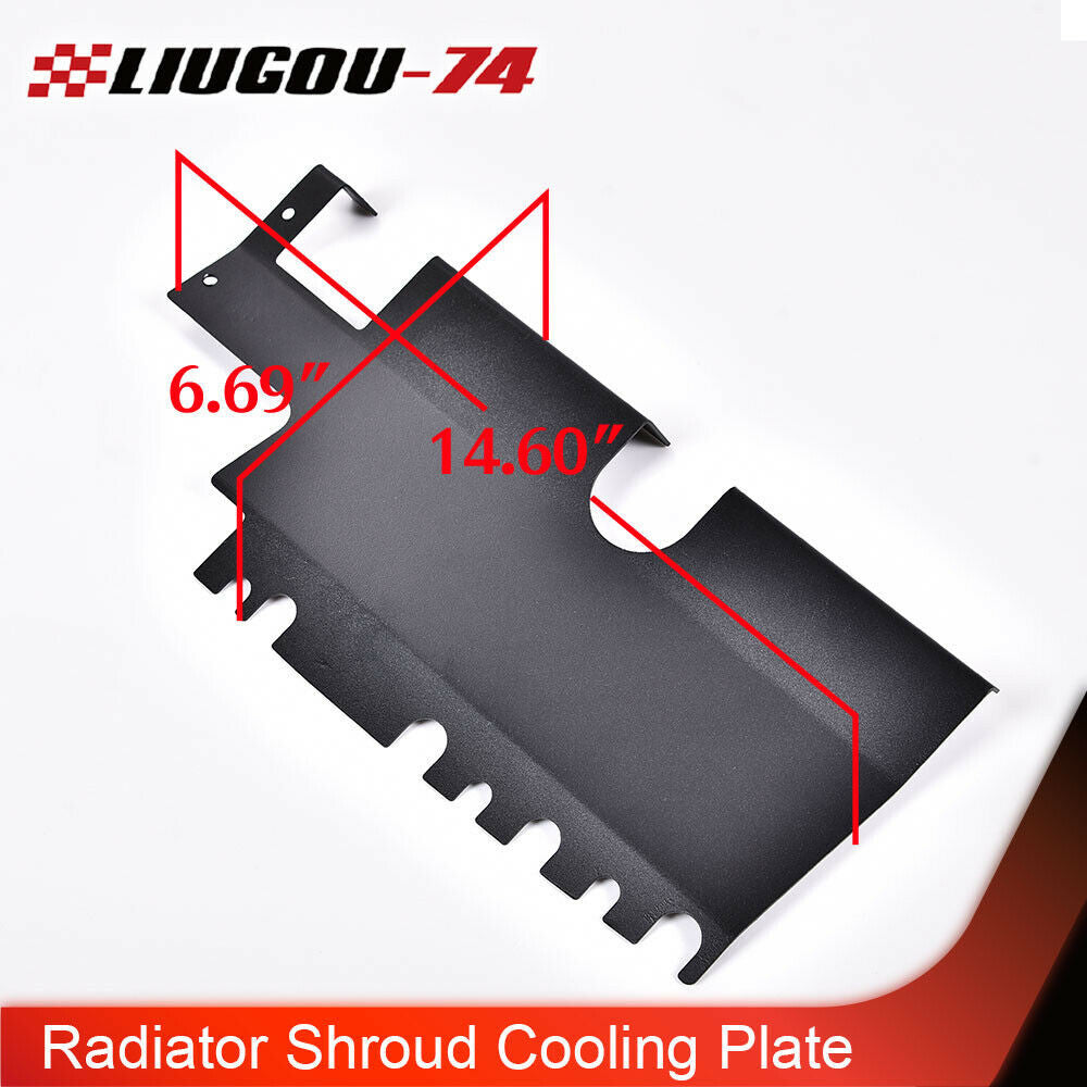 Suitable for 2015-2018 WRX/STi Black Heatsink Airflow Channel Cooling Plate Kit - Q