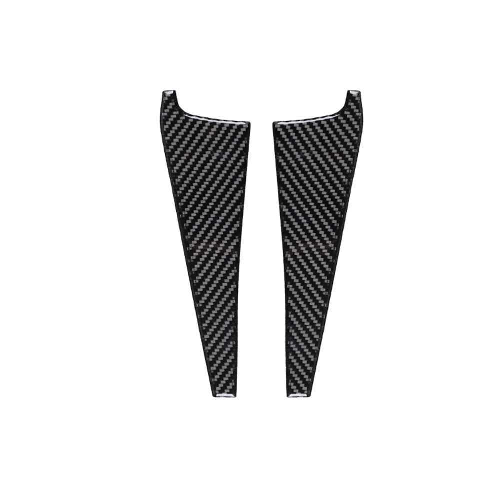 2X Carbon Fiber Interior Gear Shift Panel Cover Trim for Audi Q7 2007-2015 v