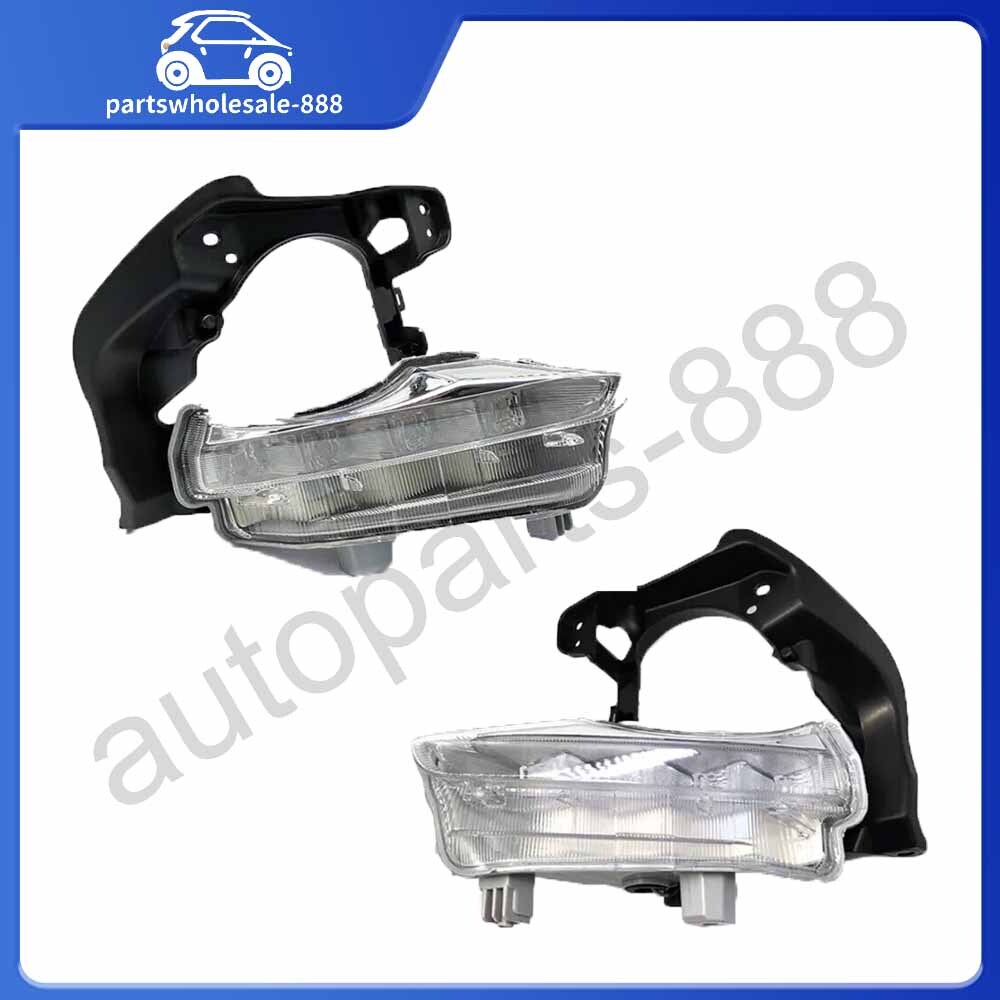 1 pair of LED daytime running lights (DRL) for 2014-2016 for Toyota Highlander (left + right).
