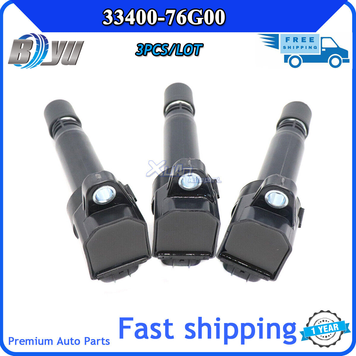 Ignition coil 33400-76G0 33400-76G00 is suitable for Suzuki WAGON R+ ALTO III 1.0 33400-7660