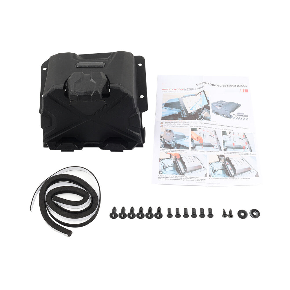 Fit for Polaris General 1000 2016-2024 2017 18 Electronic Tablet Device Holder Mount