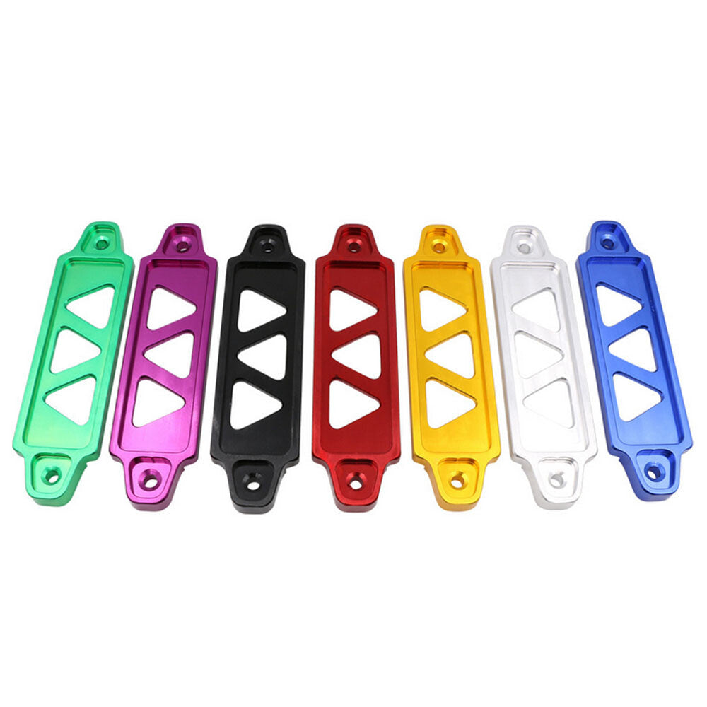 171MM/145MM BLUE ALUMINUM CAR BATTERY TIE DOWN MOUNT BRACKET HOLDER BRACE BAR Q