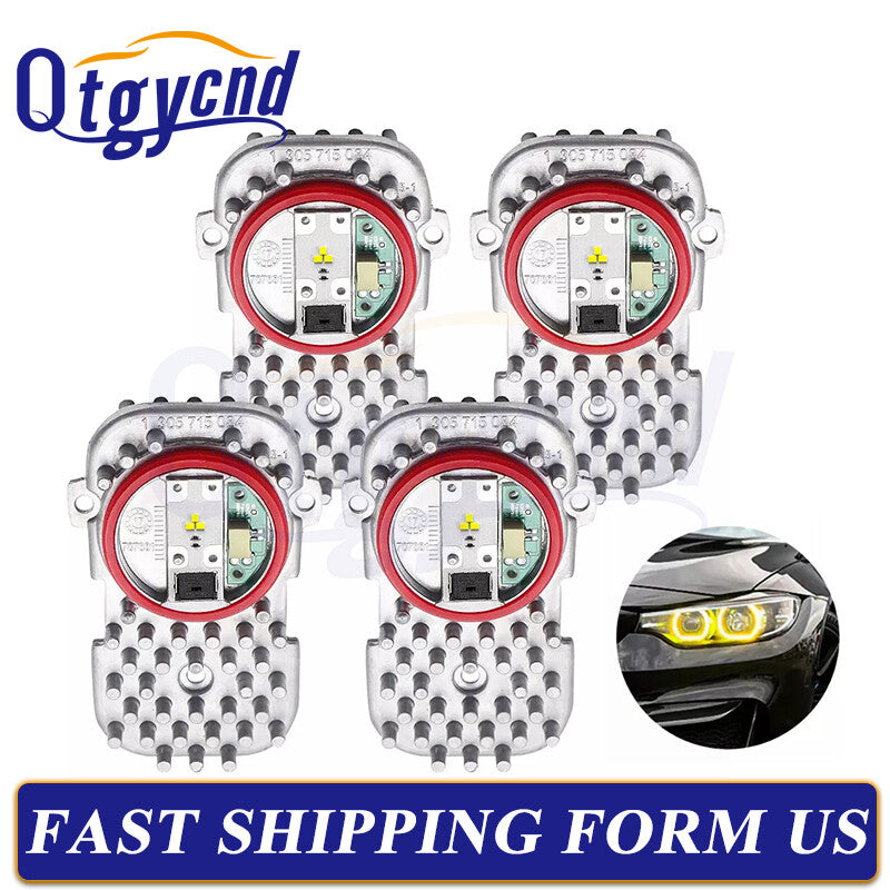 4Pcs DRL Daytime Running Light Module 1305715084 for BMW 3 4 6 Series X3 X5 X6
