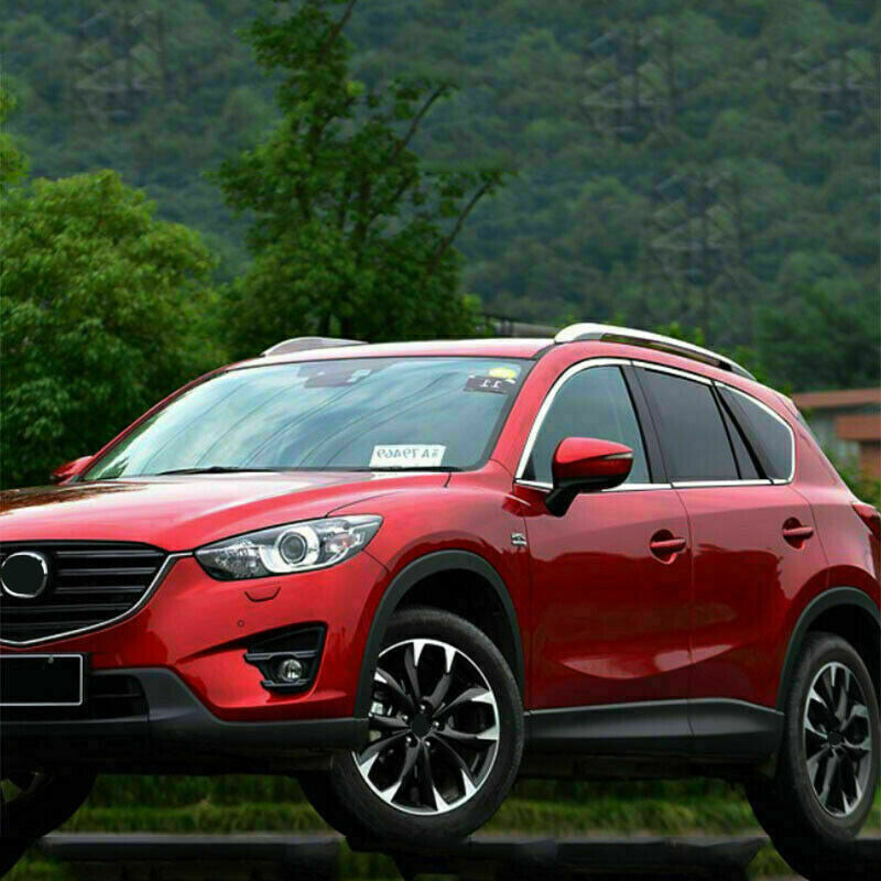 14x for Mazda CX-5 CX5 2012-16 Chrome Steel Window Full Sill Molding Strip Trim