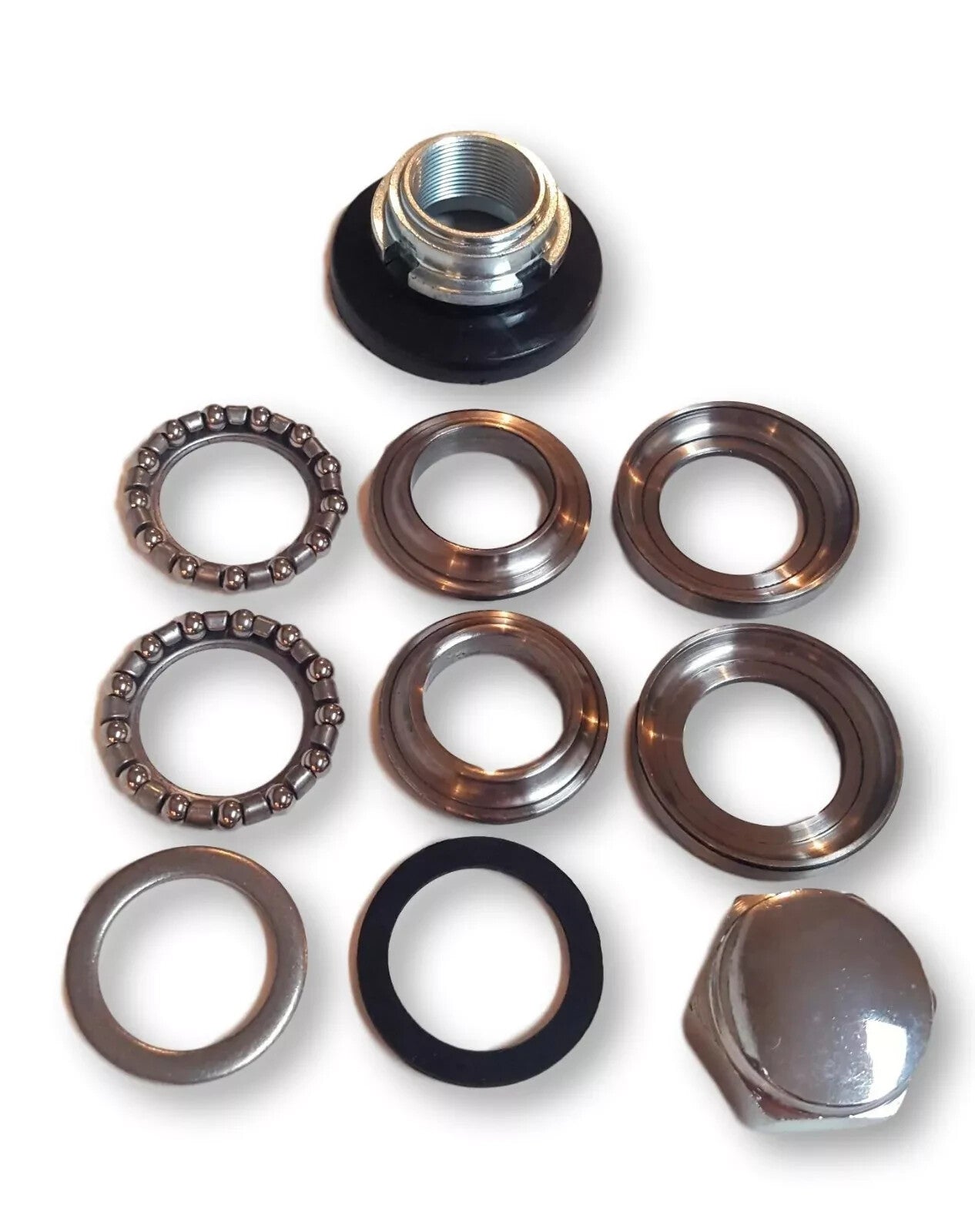 for HONDA ATC 200cc (1979-1985) FORK STEERING BEARING SET TOP & BOTTOM BEARINGS