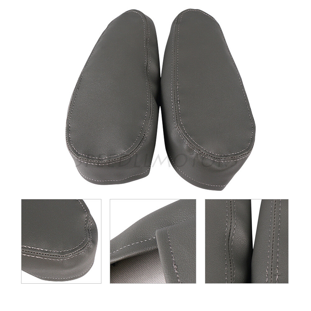 for Seat Armrest Cover Fit for Lexus RX300 330 350 2003-2009 Drak Gray Synthetic Leather Q