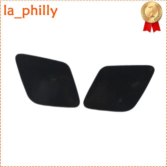 Pair Front Left  Right Headlight Washer Jet Cover Fit for Volvo V40 2014-2016 Q