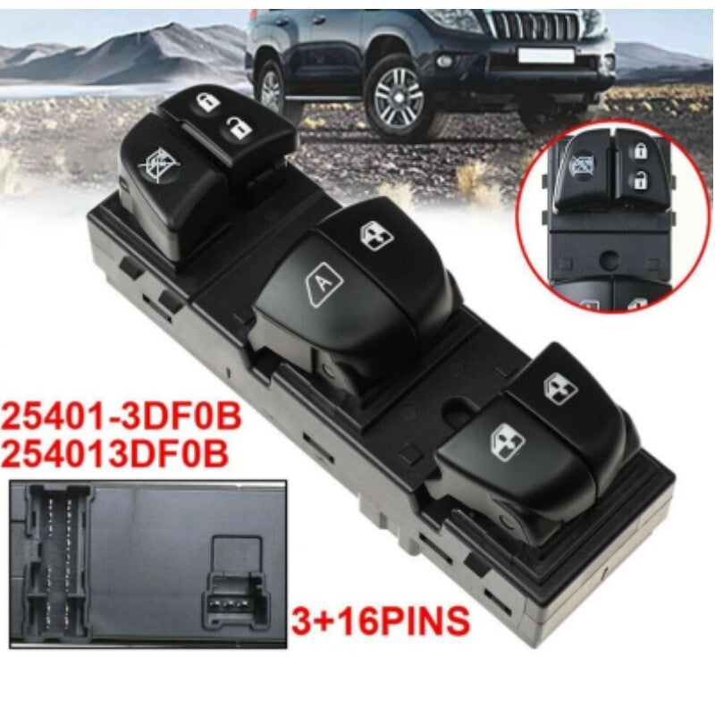 Electric Window Switch Power Window Switch For 25401-3DF0B Tiida 2011-14 n