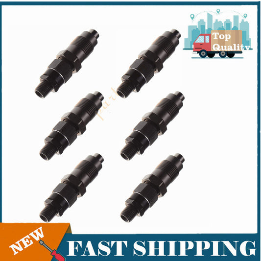 6-pack of new fuel injectors for Landcruiser 1HZ. 093500-3400 23600-64050 n