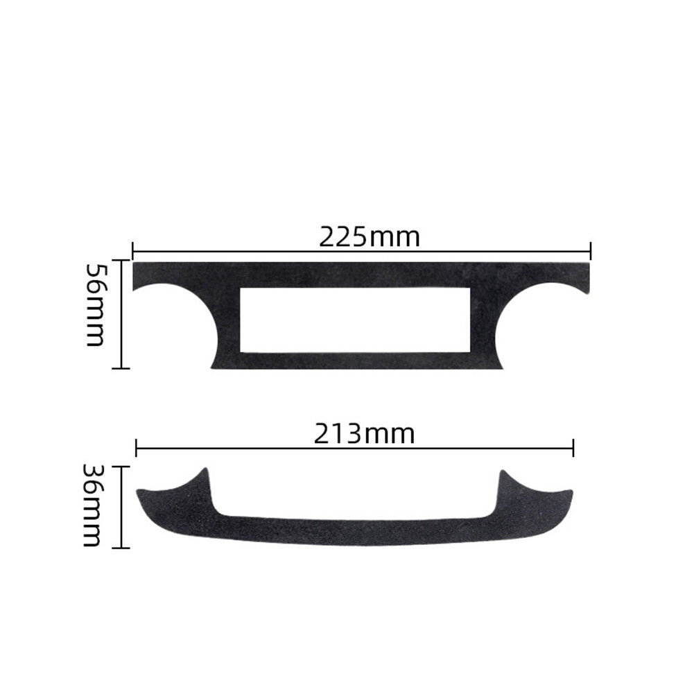 2Pcs Carbon Fiber Front Door Air Vent Cover Trim for Dodge for Ram 1500 2013-2015 v