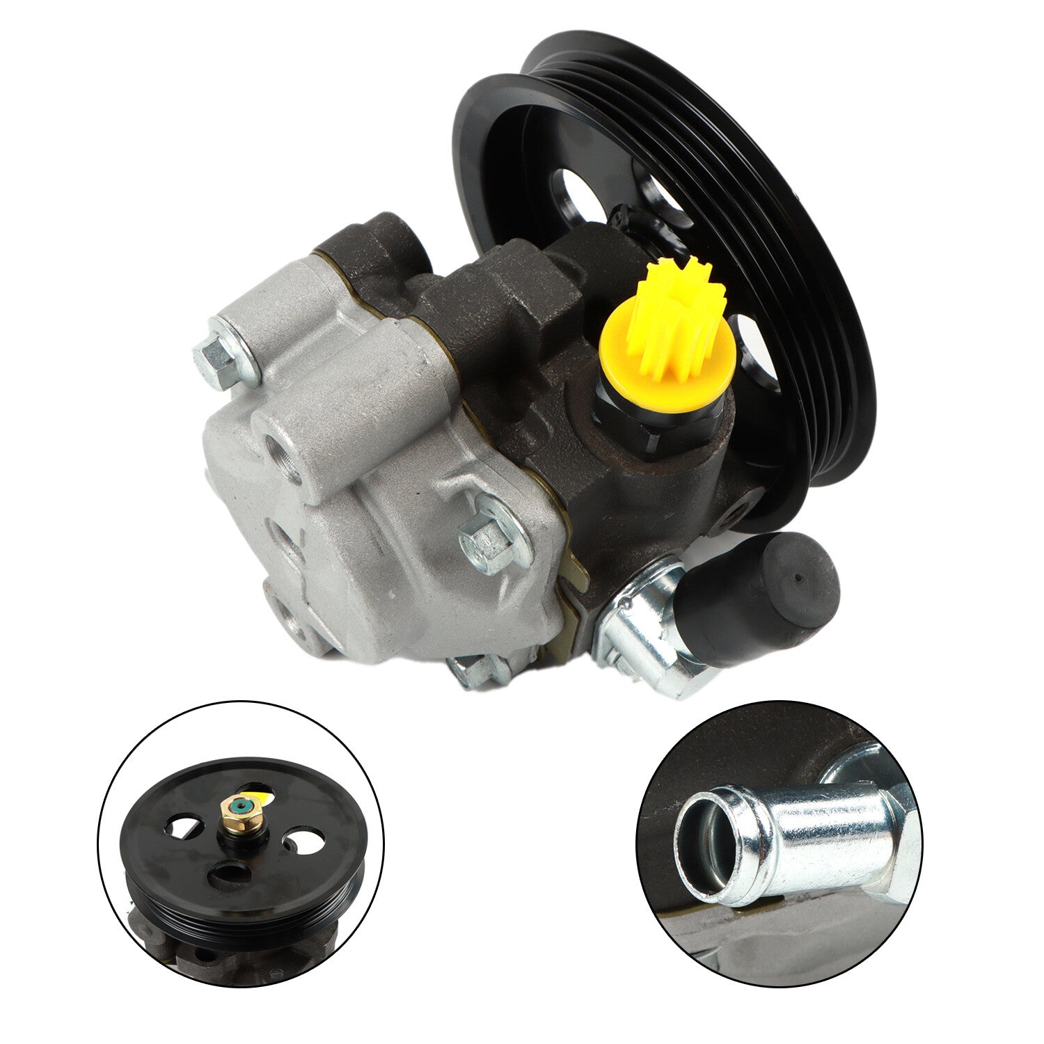 Power Steering Pump w/Pulley for Toyota for Sienna 2004 2005 2006 3.3L 3MZFE 21-5362