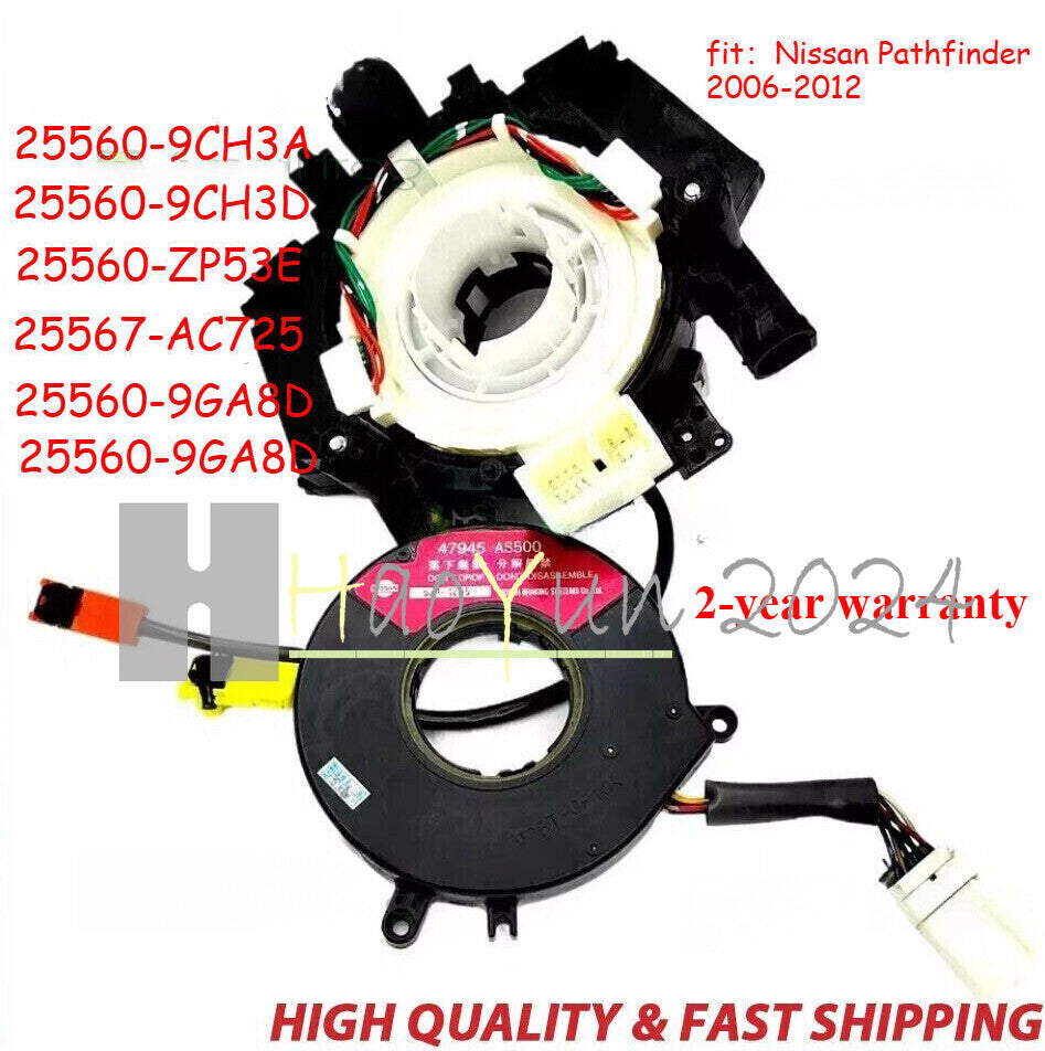 NEW Clock Spring Steering Angle Sensor Assembly for Nissan Pathfinder 2006-2012