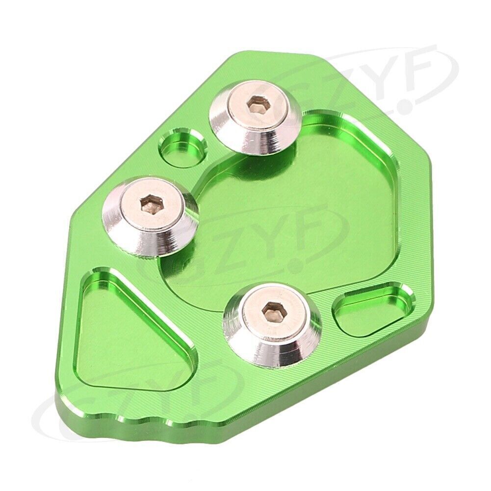 Big Side Stand Kickstand Plate Pad for BMW K1200S/R 05-08 K1300S/R 2009-14 Green