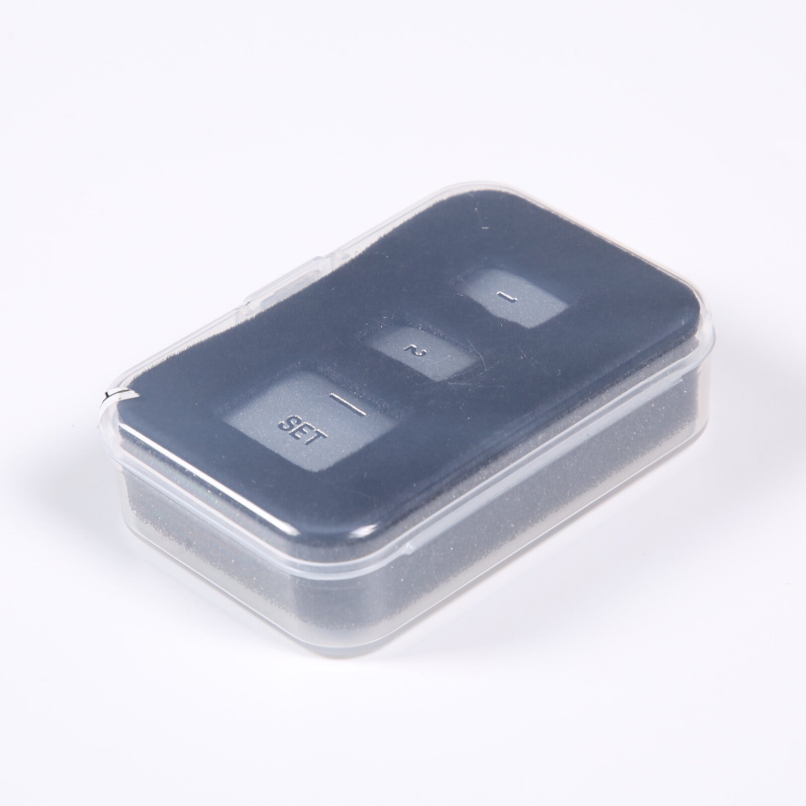 Sticker for Jaguar XJL 2010-2019 silver alloy for seat memory system switch button - n