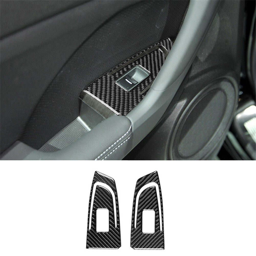Carbon Fiber Interior Dashboard Panel Cover Trim for Alfa Romeo Giulia 2017-2019 v