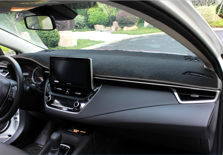 DASH COVER MAT DASHBOARD PAD for Toyota for Corolla 2019-2023 Black Car Accessories