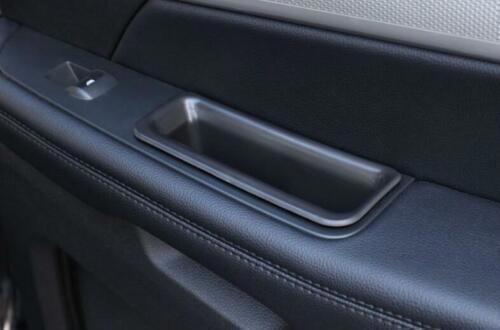 Primer Black Front Door Storage Box Fit for Ford Explorer 2016-19 Frame Trim 2X