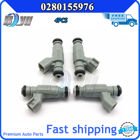 4-piece kit 0280155976 Injector 01-03 for Chrysler Voyager 2.4L 04891345AA- v
