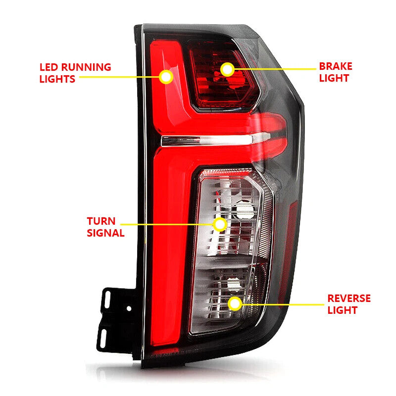 Right Tail Light Brake Lamp For 2021-22 for Chevrolet Tahoe/Suburban LED Clear Lens